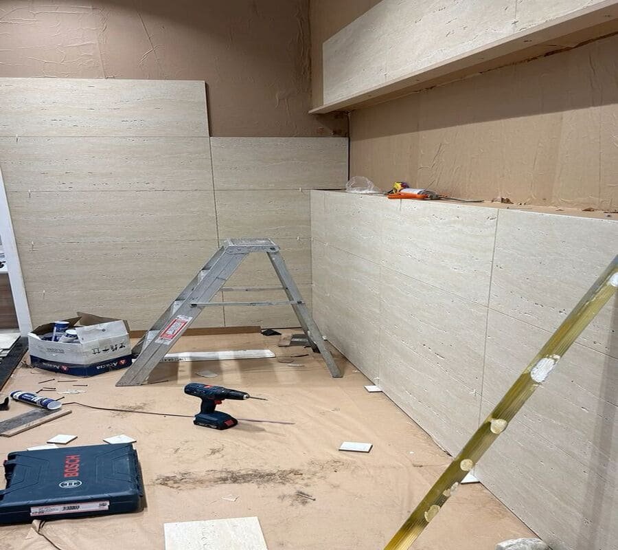 تركيب البلاط والسيراميك والرخام